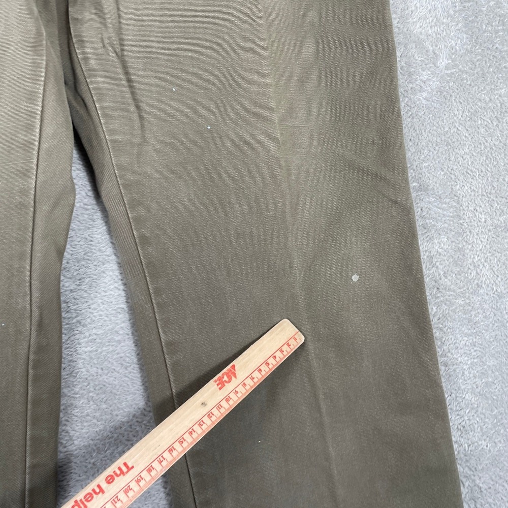 Dickies Carpenter Pants Mens 44x32 Brown Duck Canvas Utility Workwear Skater - Picture 5 of 15